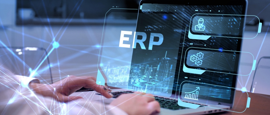 Visual representation of ERP software for small businesses, emphasizing user-friendly features for streamlined management tasks.